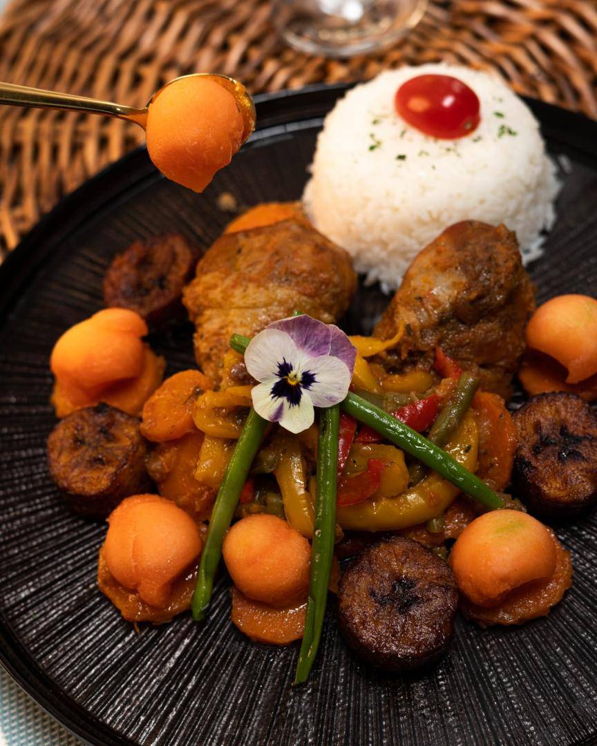poulet-riz-banane