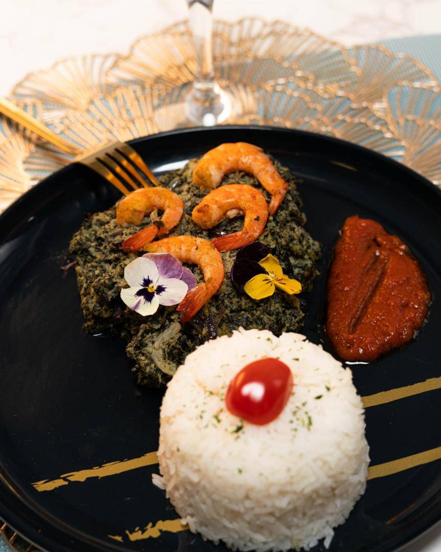 riz crevette